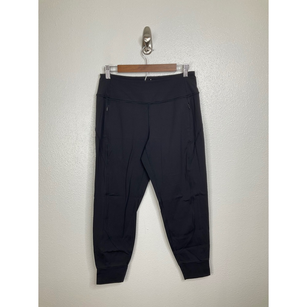 Athleta Distance Jogger Black High Rise Athletic Running Pants SP Small Petite